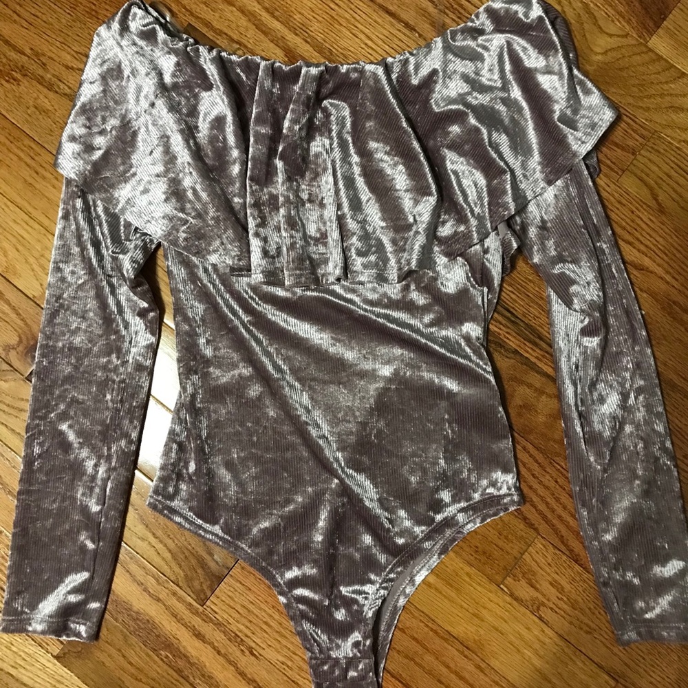 Velvet bodysuit